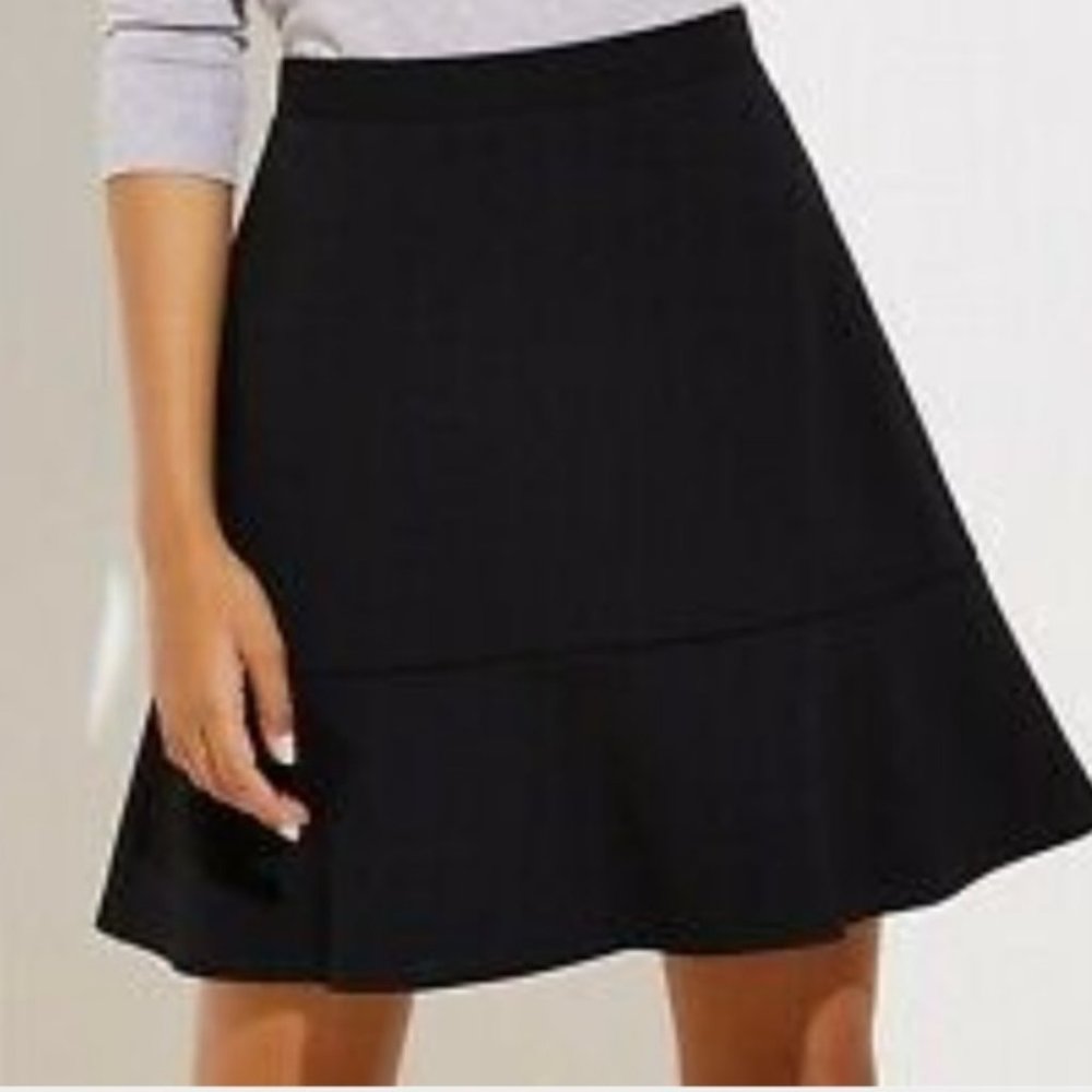 LOFT Ruffled Mini Skirt
